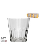 6 gab. Casablanca glāzes 250 ml, 8,5 x 8 x 8 cm, KITCHEN&GO 8445393387987