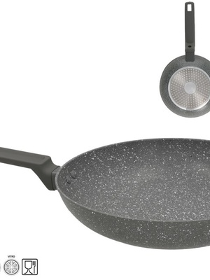Pan 26 Cm, Granite Effect, 5,2 X 46,5 X 26 Cm, KITCHEN&GO 8445393392479  Hover