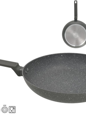 Panna 28 cm, granīta efekts, 5,6 x 48,5 x 28 cm, KITCHEN&GO 8445393392486  Hover