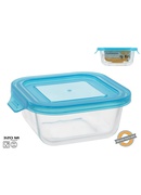Kvadrātveida stikla pusdienu kārba 320 ml, 5 x 13,2 x 11,7 cm, KITCHEN&GO 8445393405988