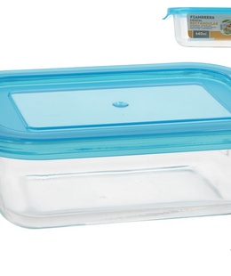 Taisnstūra stikla pusdienu kārba 640 ml, 5,5 x 19,5 x 13 cm, KITCHEN&GO 8445393406022  Hover