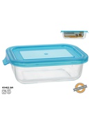 Taisnstūra stikla pusdienu kārba 1040 ml, 6 x 22 x 15,5 cm, KITCHEN&GO 8445393406039