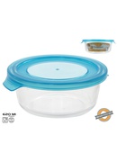 Apaļa stikla pusdienu kārba 620 ml, 6 x 17 x 15,5 cm, KITCHEN&GO 8445393406053