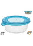 Apaļa stikla pusdienu kārba 950 ml, 7 x 19,2 x 17,6 cm, KITCHEN&GO 8445393406060