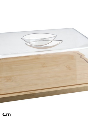 Siera trauks, 23,5 x 18 x 7 cm, bambuss, KITCHEN&GO 8445393407661  Hover