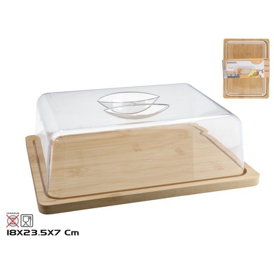 Siera trauks, 23,5 x 18 x 7 cm, bambuss, KITCHEN&GO 8445393407661