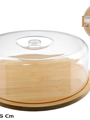 Siera trauks, 28 cm, bambuss, 9,5 x 28 x 28 cm, KITCHEN&GO 8445393407678  Hover