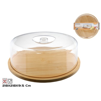 Siera trauks, 28 cm, bambuss, 9,5 x 28 x 28 cm, KITCHEN&GO 8445393407678