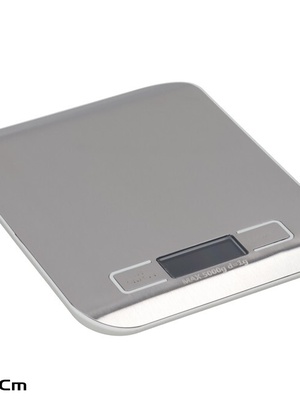 Digitālie virtuves svari 5 kg, 18 x 14 x 2 cm, KITCHEN&GO 8445393420844  Hover