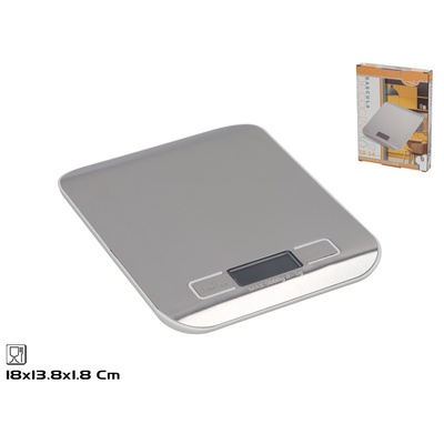 Digitālie virtuves svari 5 kg, 18 x 14 x 2 cm, KITCHEN&GO 8445393420844