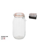 Hermētiska burka 2000 ml, 25 x 12 x 12 cm, KITCHEN&GO 8445393424361