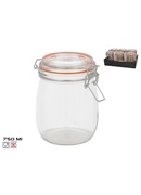 Hermētiska burka 750 ml, 14,3 x 11,5 x 14 cm, KITCHEN&GO 8445393424392