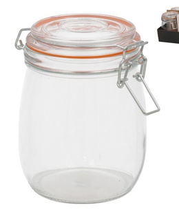 Hermētiska burka 750 ml, 14,3 x 11,5 x 14 cm, KITCHEN&GO 8445393424392  Hover