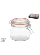 Hermētiska burka 500 ml, 10,5 x 11 x 14 cm, KITCHEN&GO 8445393424408