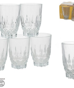 Glāzes (6 gab.), 225 ml, 10 x 7 x 7 cm, KITCHEN&GO 8445393430607  Hover