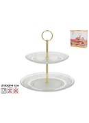 2 līmeņu kūku statīvs, 24 x 23 x 23 cm, KITCHEN&GO 8445393529356