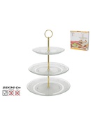 3 līmeņu kūku statīvs, 36 x 25 x 25 cm, KITCHEN&GO 8445393529363