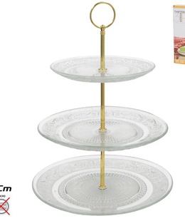 3 līmeņu kūku statīvs, 36 x 25 x 25 cm, KITCHEN&GO 8445393529363  Hover