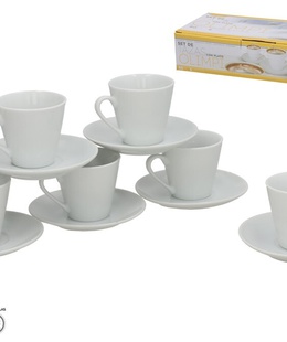 6 tasīšu/apakštasīšu komplekts, 6,5 x 11 x 11 cm, KITCHEN&GO 8445393535173  Hover