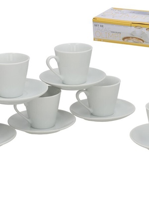 6 tasīšu/apakštasīšu komplekts, 6,5 x 11 x 11 cm, KITCHEN&GO 8445393535173  Hover
