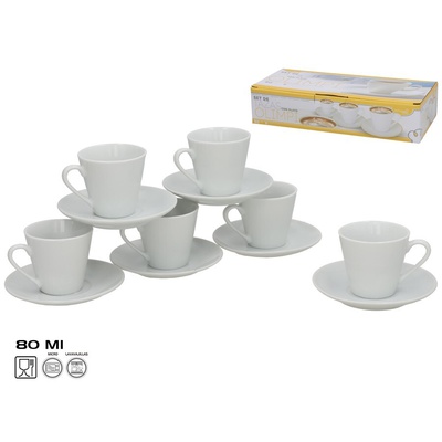 6 tasīšu/apakštasīšu komplekts, 6,5 x 11 x 11 cm, KITCHEN&GO 8445393535173
