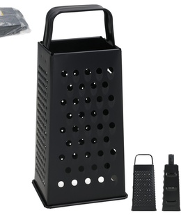 4 pušu nerūsējošā tērauda rīve 10,5 x 8 x 23 cm, KITCHEN&GO 8445393546124  Hover