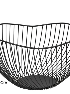 Metāla augļu trauks 25,5 x 13,5 cm, KITCHEN&GO 8445393557274  Hover