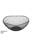 Metāla augļu trauks 25,5 x 10 cm, KITCHEN&GO 8445393557281