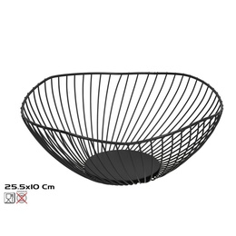 Metāla augļu trauks 25,5 x 10 cm, KITCHEN&GO 8445393557281
