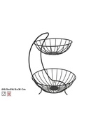 Divu līmeņu augļu trauks 26,5 x 26,5 x 31 cm, KITCHEN&GO 8445393563008