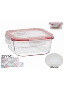 Kvadrātveida pusdienu kārba 800 ml, 7 x 15,5 x 15,5 cm, KITCHEN&GO 8445393578644