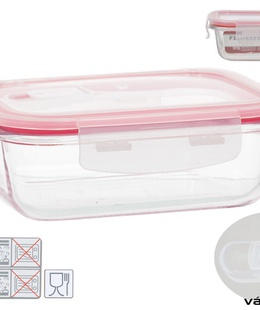 Taisnstūra pusdienu kārba 370 ml, 5,5 x 15,5 x 11 cm, KITCHEN&GO 8445393578668  Hover