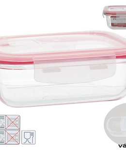 Taisnstūra pusdienu kārba 640 ml, 6,5 x 17,5 x 13 cm, KITCHEN&GO 8445393578675  Hover