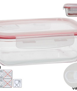 Taisnstūra pusdienu kārba 1040 ml, 6,5 x 20,5 x 15,5 cm, KITCHEN&GO 8445393578682  Hover