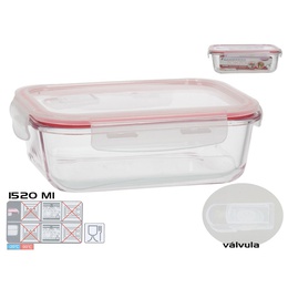 Taisnstūra pusdienu kārba 1520 ml, 7,5 x 22,5 x 17,5 cm, KITCHEN&GO 8445393578699