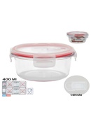 Apaļa pusdienu kārba 400 ml, 6 x 13,5 x 13,5 cm, KITCHEN&GO 8445393578705