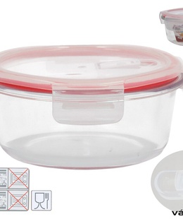 Apaļa pusdienu kārba 400 ml, 6 x 13,5 x 13,5 cm, KITCHEN&GO 8445393578705  Hover