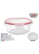 Apaļa pusdienu kārba 1300 ml, 8,5 x 20 x 20 cm, KITCHEN&GO 8445393578736