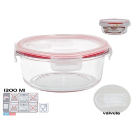 Apaļa pusdienu kārba 1300 ml, 8,5 x 20 x 20 cm, KITCHEN&GO 8445393578736