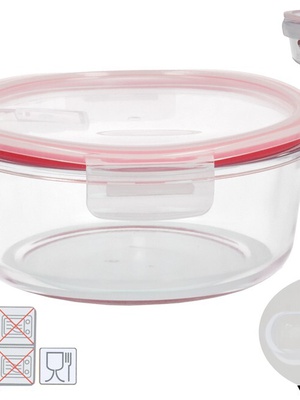 Apaļa pusdienu kārba 1300 ml, 8,5 x 20 x 20 cm, KITCHEN&GO 8445393578736  Hover