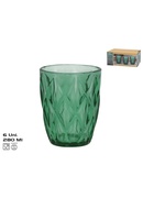 Stikla krūzes (6 gab.) 280 ml, zaļas, 10 x 8 x 8 cm, KITCHEN&GO 8445393604718