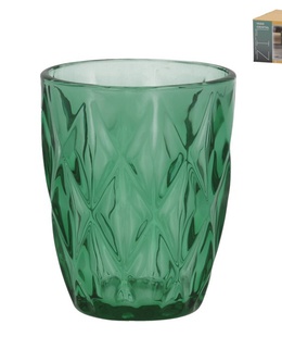 Stikla krūzes (6 gab.) 280 ml, zaļas, 10 x 8 x 8 cm, KITCHEN&GO 8445393604718  Hover