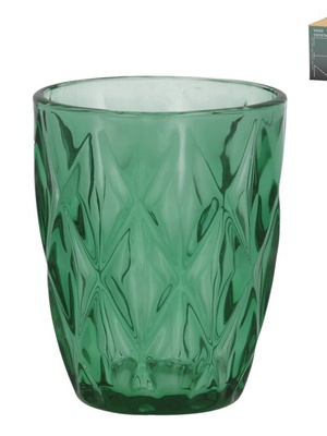 Stikla krūzes (6 gab.) 280 ml, zaļas, 10 x 8 x 8 cm, KITCHEN&GO 8445393604718  Hover
