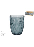Stikla krūzes (6 gab.) 280 ml, zilas, 10 x 8 x 8 cm, KITCHEN&GO 8445393604725