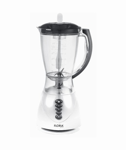 Blenderis FLORIA ZLN 3081 Balts, jauda 300W, ietilpība 1.5L, 3 ātrumi, impulsa funkcija, plastmasas  Hover
