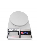 Floria ZLN 9075 digitālie virtuves svari, ietilpība 2 g–10 000 g, LCD displejs, maksimums 10 kg