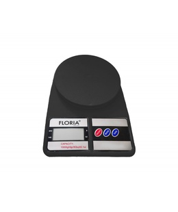 Floria ZLN 9076 digitālie virtuves svari, ietilpība 2 g–10 000 g, LCD displejs, maksimums 10 kg  Hover