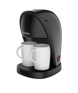 Floria ZLN 9297 kafijas automāts, 450 W, neilona filtrs, mērkarote, 2 komplektā iekļautas tasītes, m  Hover