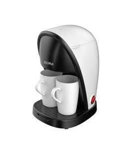 Floria ZLN 9298 kafijas automāts, 450 W, neilona filtrs, mērkarote, 2 komplektā iekļautas tasītes, b  Hover