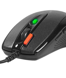 Pele A4Tech 46028 Mouse & Pad X-7120 Black  Hover